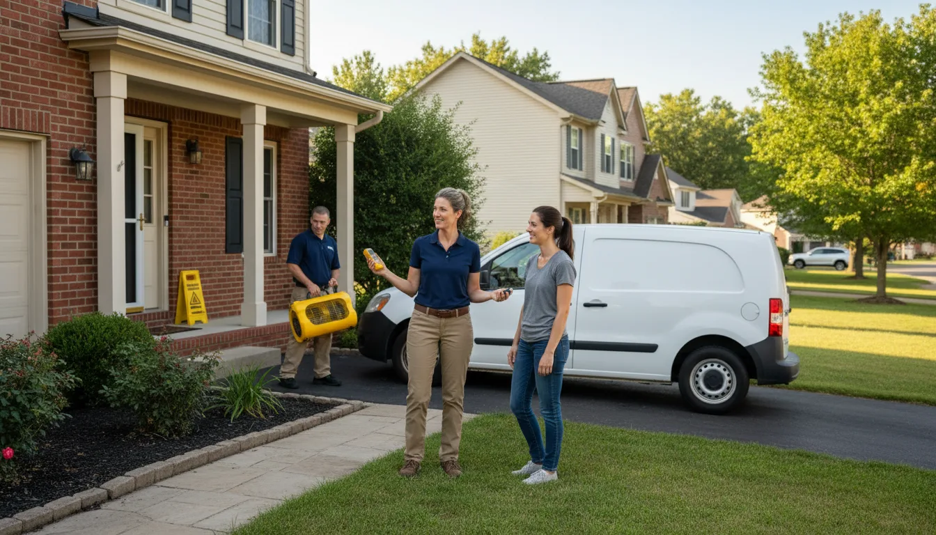 Water restoration image for Water Damage & Restoration Services in Rosholt, SD